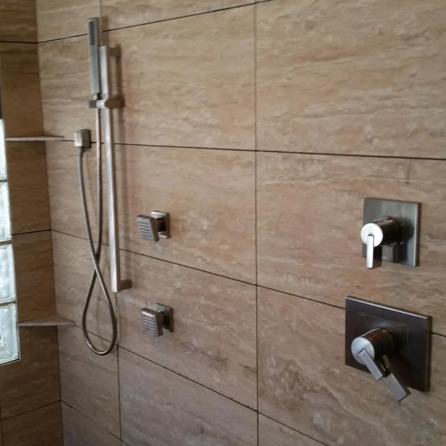 Shower fixture installation for Water Heater Replacement in Glassboro